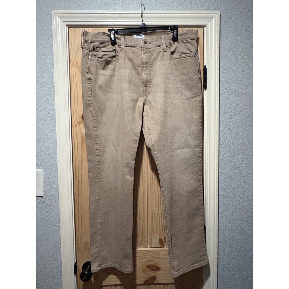 Denizen From Levi's 231 Athletic Fit Jeans Men's Size 38x30 Khaki Stretch Denim